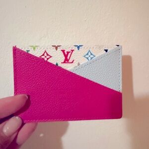 Louis Vuitton Murakami BNWT Criss Cross Card Holder